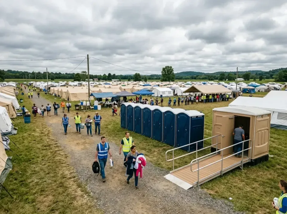 disaster-relief-camp-restrooms-010 — frequently asked questions, Dumpster & Portable Bathrooms Rental in Weyers Cave, VA